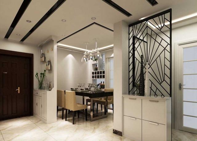 師傅在吊頂上加一圈線條,效果居然這么美